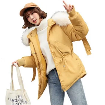 

Short parkas mujer 2020 winter jacket women new Korean fashion hooded jacket small cotton jacket ladies loose down cotton women