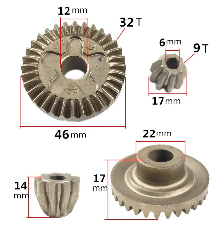 Angle Grinder Gear Accessories Imitation Gear 100 Angle Grinder Repair Parts