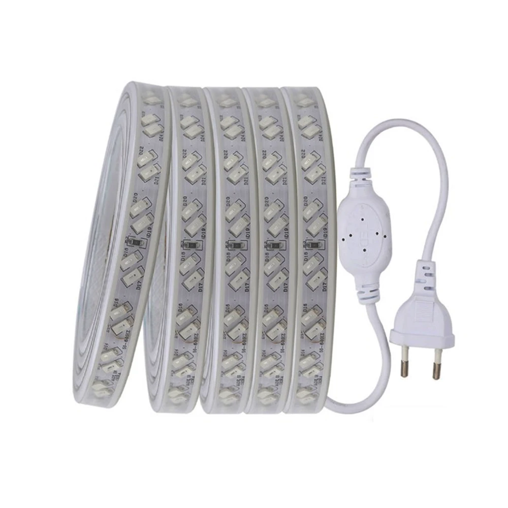 Светодиодная лента SMD5630 5730 IP67 водонепроницаемая светодиодная 220 в 120