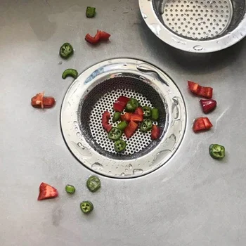 

Kitchen Sink Filter Drain Hole Filter Increase Thickening Edge Tank Filter Stainless Steel Sewer Floor Drain Cover Sink Filter