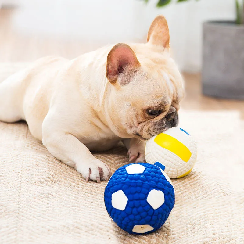 

Pet Soft Balls Pet Chew Sound Dogs Clean Teeth Dog Toys Funny Interactive Elasticity Ball Dog Chew Toy For Dog Pet Supplies