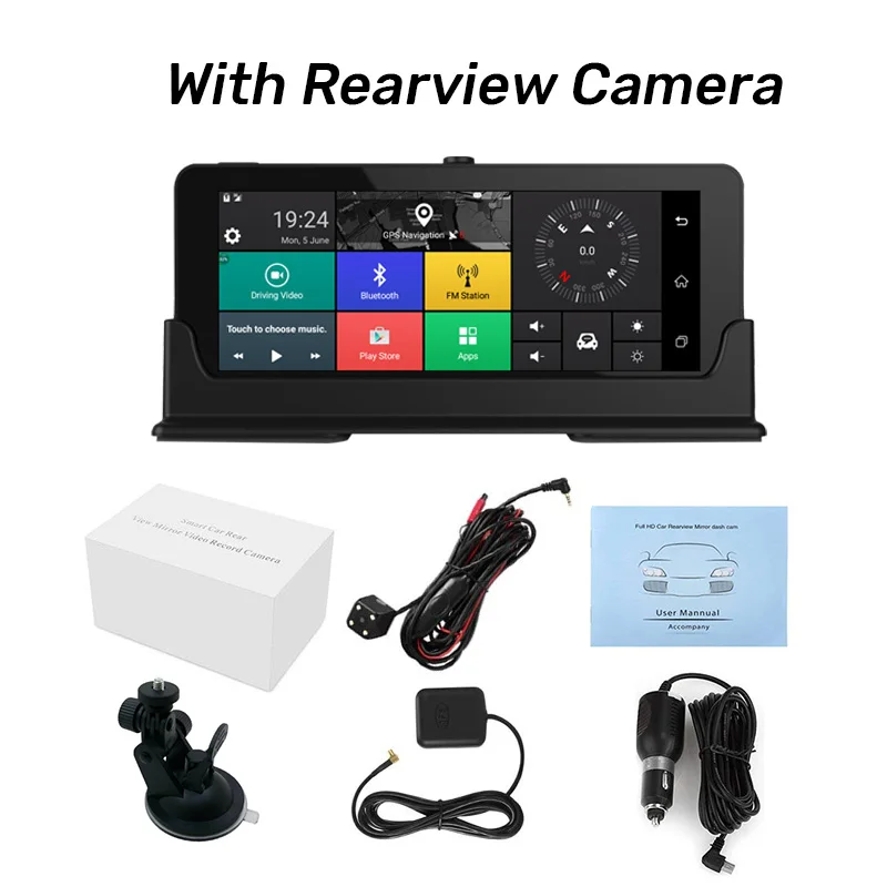Лучшая 4G Автомобильная Dvr камера ADAS Android Автоматическая Регистрация с gps навигацией Full HD 1080P видео рекордер двойной объектив камера s Vehicele