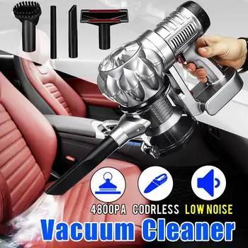 

Multifunction Car Vacuum Cleaner Handheld Codrless Powerful Suction Dust Box Low Noise Triple Filter Dust Collector Household
