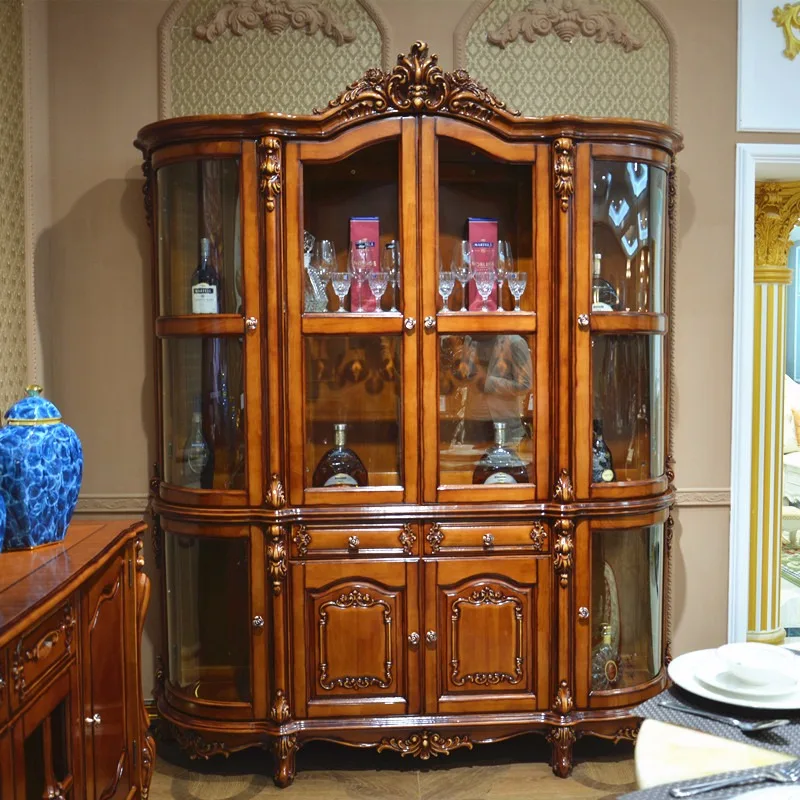 Шкаф для гостиной антикварная АРКА стеклянная дверь витрина|antique wood cabinet|cabinet solid
