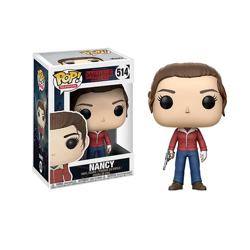 Горячая Распродажа, Аниме фигурки Funko POP Stranger things, рождественский подарок для детей, Аниме фигурки, игрушки для детей - Цвет: with box524