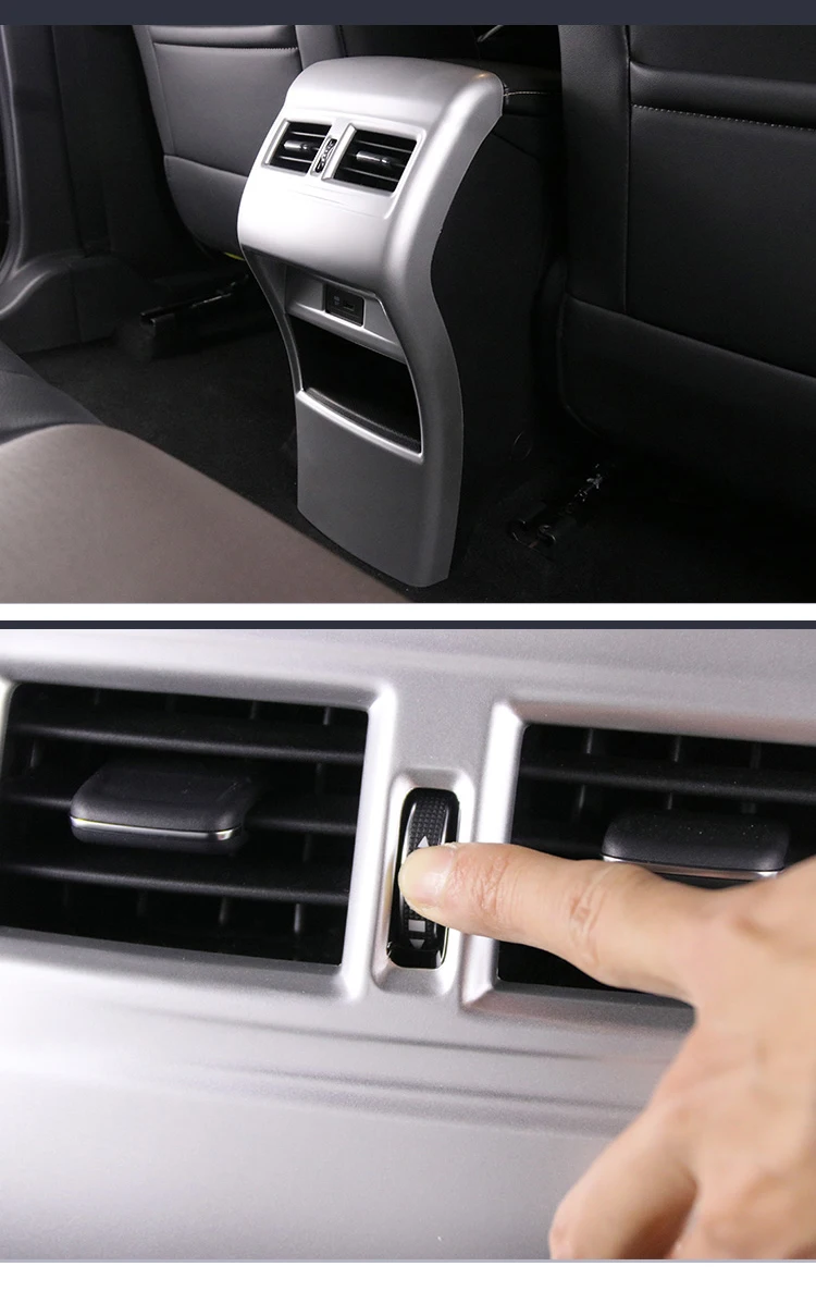 Lsrtw2017 для Trumpchi Gs5 Автомобильная задняя панель Armreset, защита от ударов, аксессуары для интерьера, углеродное волокно