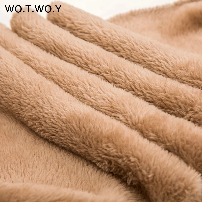 2019 Colorful Winter Pencil Pants Women Loose Thick Warm Elastic Waist Trousers Female Indoor White Red Velvet Harajuku