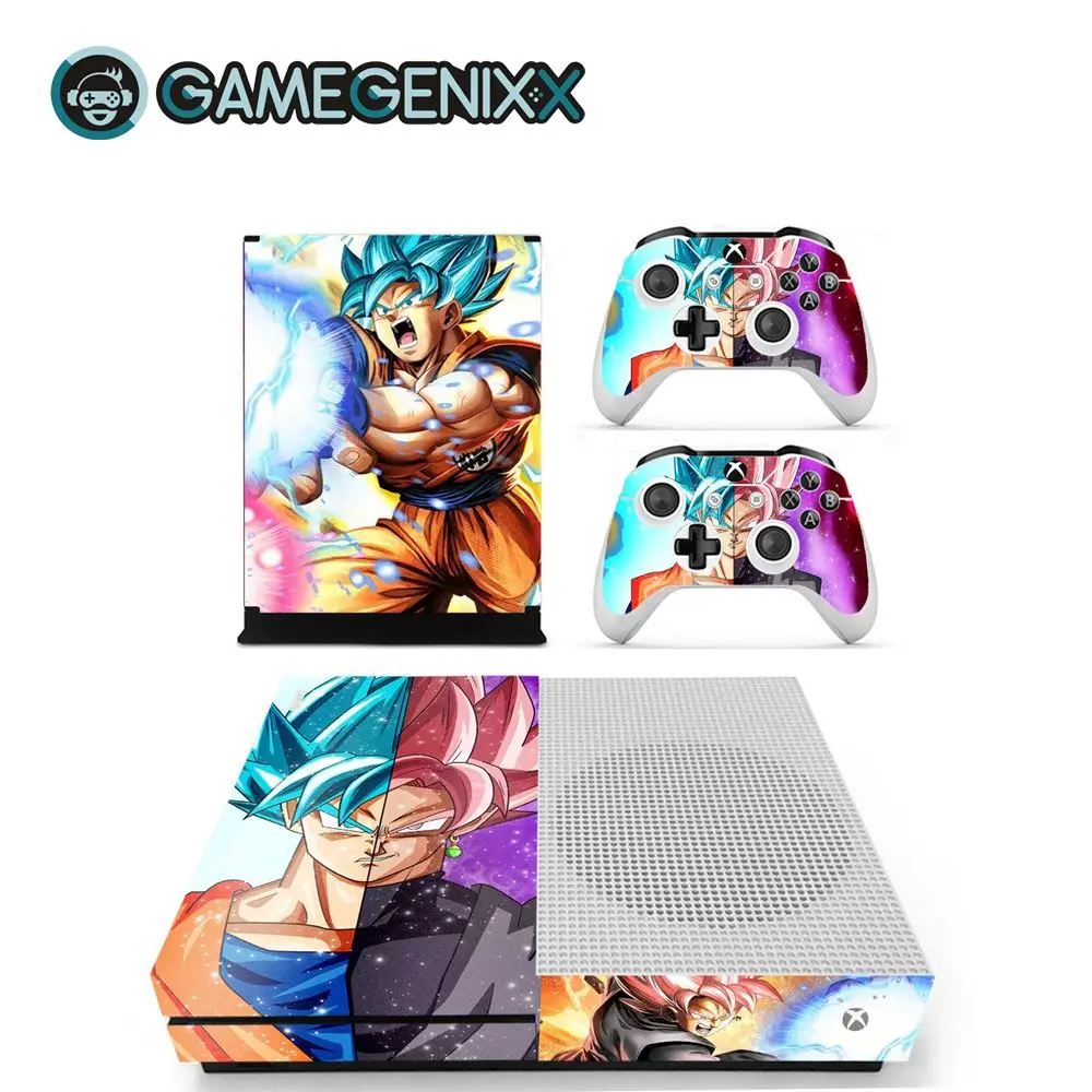 Защитная Наклейка на кожу GAMEGENIXX, полный комплект для Xbox One Slim Console и 2 контроллера-Dragon Ball
