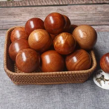 1 пара деревянных фитнес-мячей массаж от стресса Расслабление Здоровье Уход рукоятка упражнения BB55