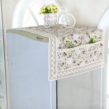 

New Cotton Fabric Refrigerator Drape Appliances bing xiang jin bing xiang zhao Dust Cover Drape duo yong jin Wholesale