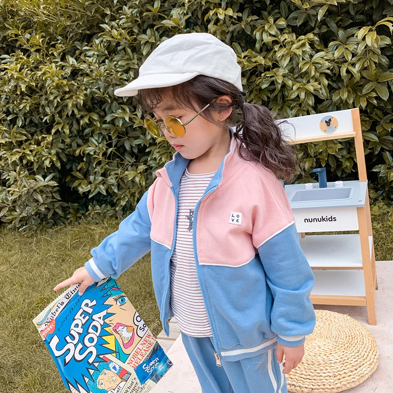 2Pcs/Set Baby Clothes Suits Baby Boy Girl Knitted Clothing Autumn Spring Casual Sports T-Shirt+Pants Children Fashion Tracksuits