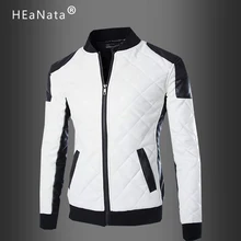 5XL, осенние мужские Куртки из искусственной кожи, черная, белая, мужская кожаная куртка, мотоциклетная, велосипедная, Лоскутная, кожаная куртка, толстые пальто, Chaqueta Hombre