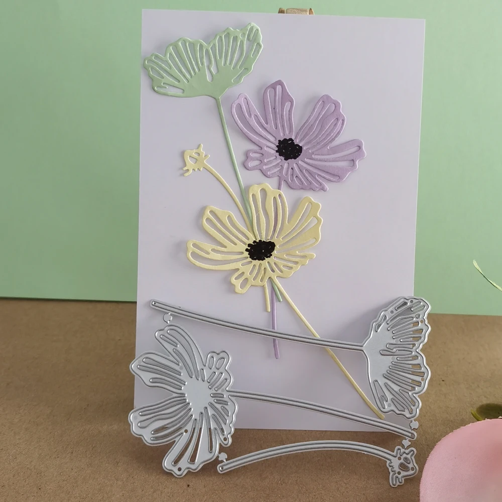 Beautiful Lotus Accessories Flower Decoration Metal cutting Die template DIY scrapbook / album decorative embossing | Дом и сад