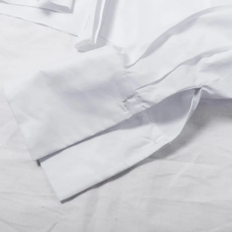 Women Long Sleeve Korean K-POP Shirt 2021 Spring Fashion Ladies Club Street Sexy Short White Top Blouse