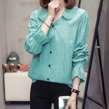 

Plus Size Asymmetry V-neck Shirts Women 2020 Autumn Fashion Long Sleeve Loose Korean Blouse Oversize Female Tops Camisas Mujer