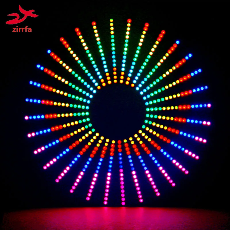 Zirrfa цветной RGB танцевальный светильник светодиодный электронный сделай сам |