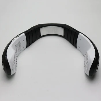 

New Portable Mini Neck Band Fan Double Wind Head USB Air Cooler Outdoor I88 #1