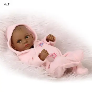 

Simulation Full Body Silicone Reborn Baby Mini Cute Doll Bath Toy Adorable Gift Exquisite 26CM