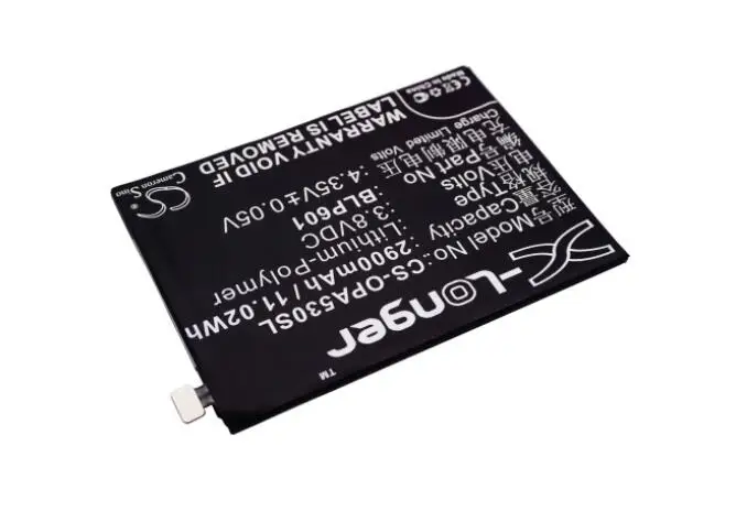 Cameron sino 2900 мА/ч, батарея для OPPO A1601 A53 A53 Dual SIM TD-LTE глобальной Dual SIM A53c A53f A53m A53t A59m A59s A59sm