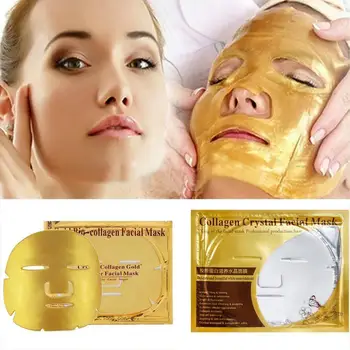 

Anti Wrinkle Pure Collagen Golden Facial Mask Moisturizing Natural Face Mask Set Collagen Mask Lifting Firming
