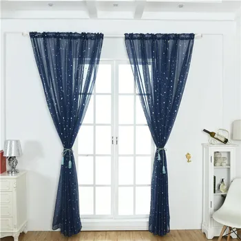 

Star Tulle Curtains Modern Curtains For Living Room Transparent Tulle Curtains Window Drapes Sheer For The Bedroom
