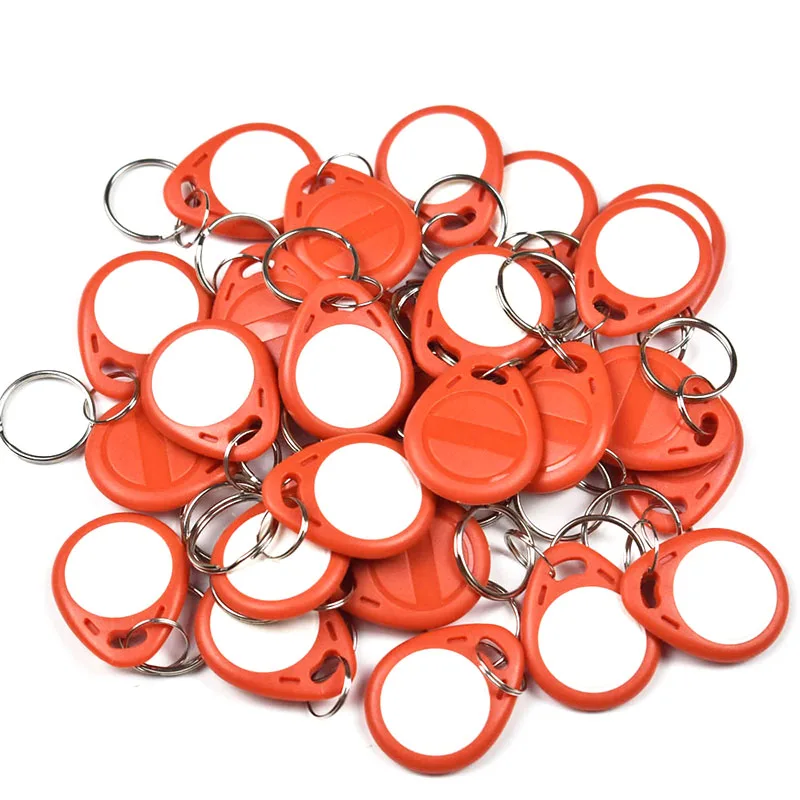 100pcs RFID Key Fobs 125KHz EM4305 T5577 Proximity ABS Tags Read and ...