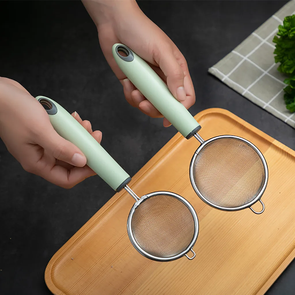 2 предмета Нержавеющая сталь мульти-функциональный фильтр ложка для дома Горячая супница ложка-сито кастрюля для супа небольшой дуршлаг для кухни аксессуары
