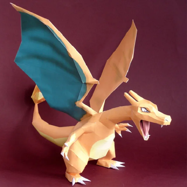 スピットファイアドラゴンdiyアニメ紙クラフト手作り折り紙工芸品子供のための クラフトトイ Aliexpress
