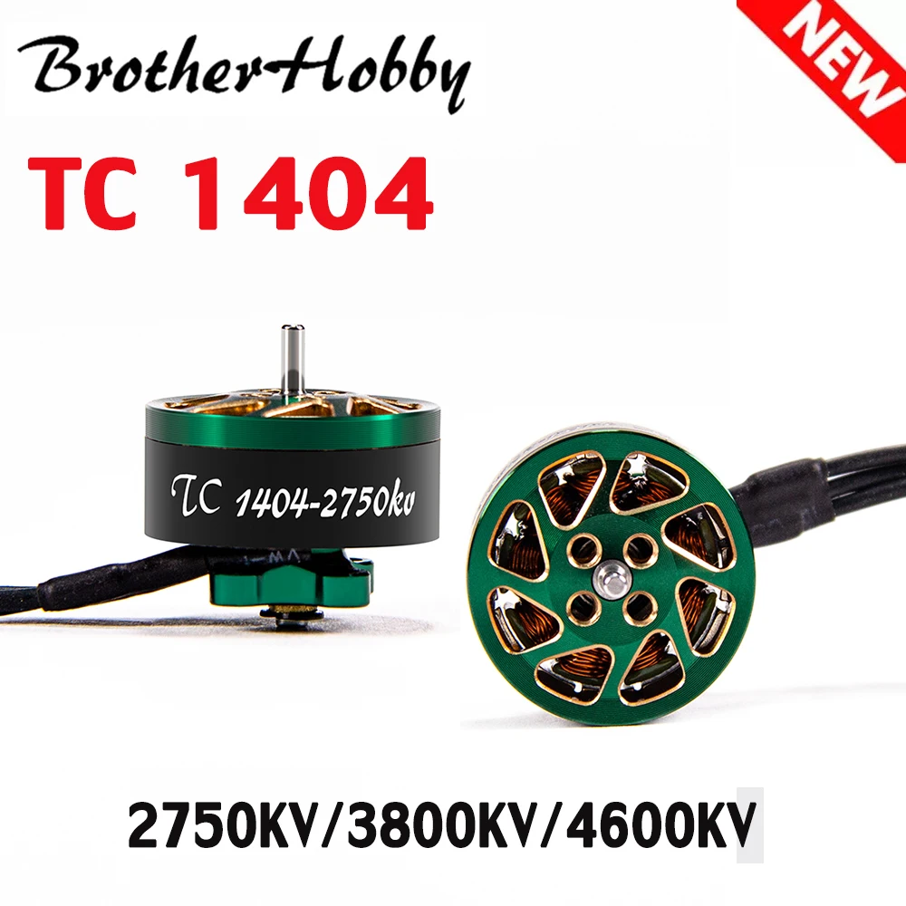 1PCS Brotherhobby TC 1404 2750KV/3800KV 