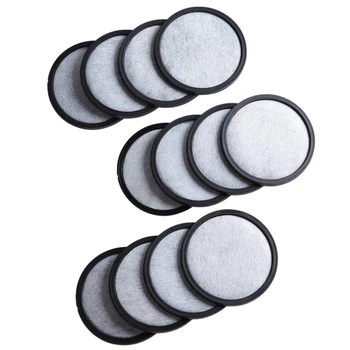 

EAS-12-Pack Premium Activated Charcoal Water Filter Disk for All Mr. Coffee Models