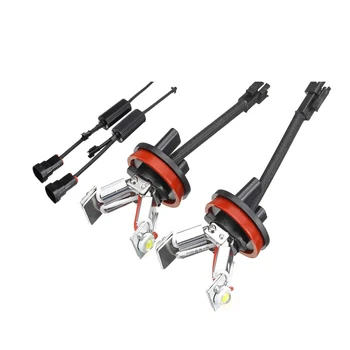 

2Pcs Car LED Angel Eye Light 6000K H8 Light Bulb for BMW E82 E87 E90 E91 E92 M3 E93 E60 E61 E63 E70 X5 E71 X6 E89 Z4