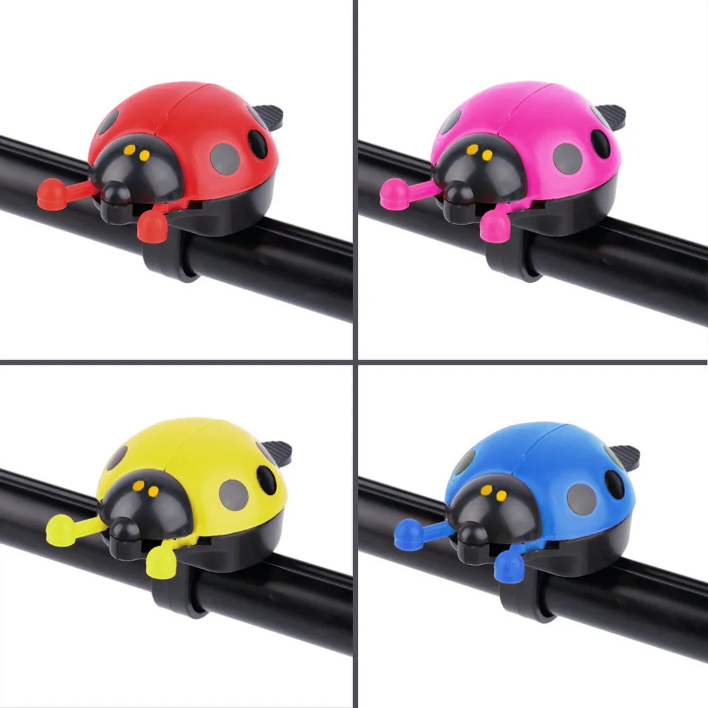 2019 Hot Lovely Kid Beetle Ladybug Ring bicycle Bell For Cycling Bicycle Bike Ride Horn Alarm bike trumpet horn WHolesale | Спорт и