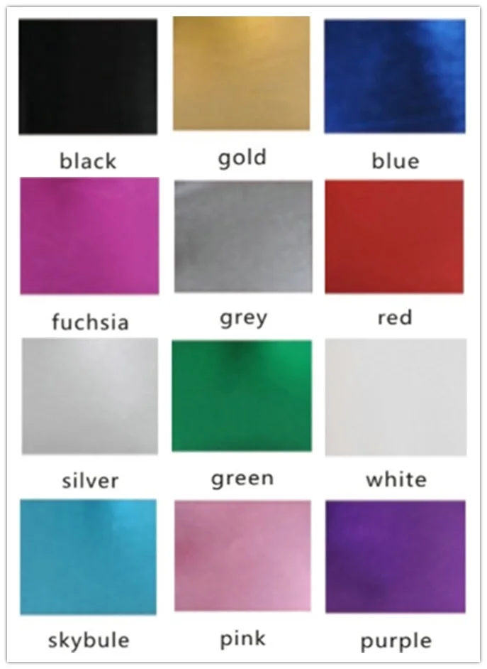 METALLIC COLOR CHART