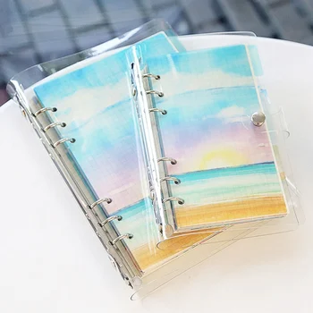 

A5 Spiral Notebook Loose Leaf Transparent PP Separator Pages Calendar Separator Plate Planner Accessories