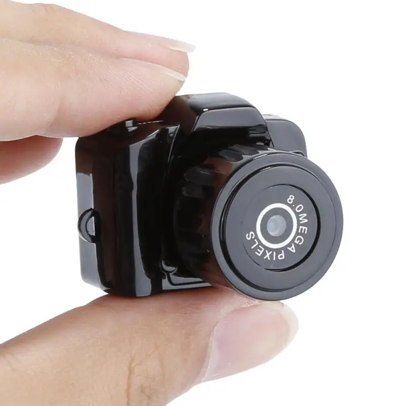 

Y2000 Miniature Camera 720P HD Microcamera Convenient Video Recorder Camcorder Fashion Black Professional Shooting Machine