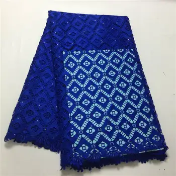 

2020 High Quality African Net Lace Fabric Nigerian 100% Cotton Embroidery Lace French Swiss voile Lace Fabrics 5Yards ! PL32509