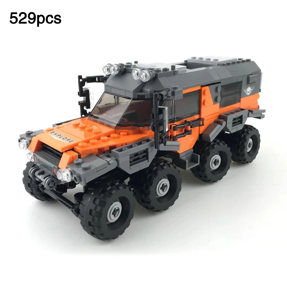 

Super Offroad Adventure Car All Terrain Vehicle Set legoingly Mini Atoros Shaman Building Blocks Bricks Toys For Children Gift