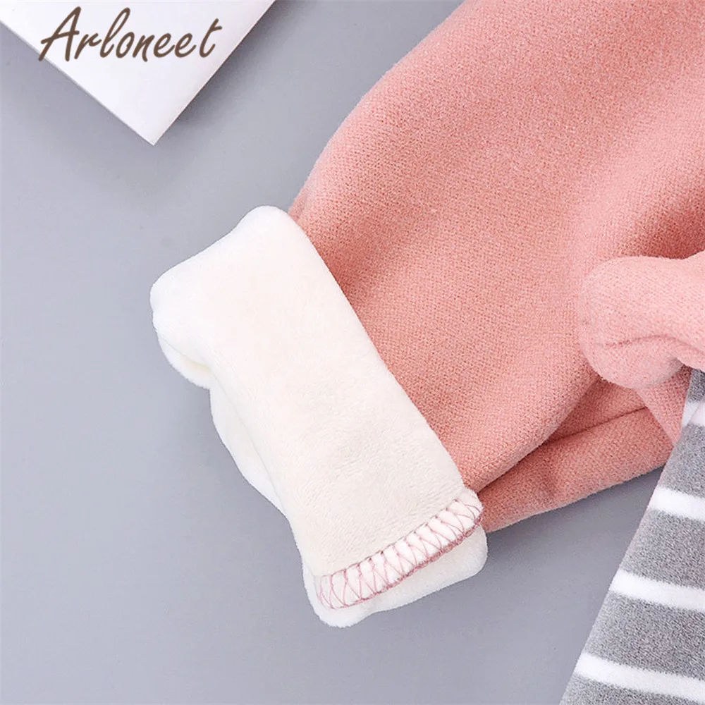 ARLONEET/пальто с героями мультфильмов для маленьких девочек; теплое зимнее плотное пальто; Верхняя одежда с капюшоном и рисунком кота для девочек; хлопковое пальто для малышей; Длинная Верхняя одежда для девочек