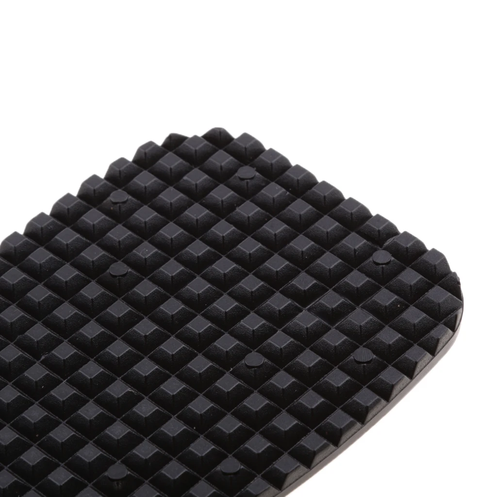 Motorcycle Kickstand Plate Kick Stand Pad For Kawasaki Motorbike Black