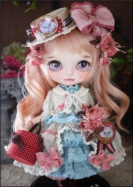5D DIY diamond painting embroidery cartoon doll painting combination cross stitch mosaic decoration - Цвет: Round drill