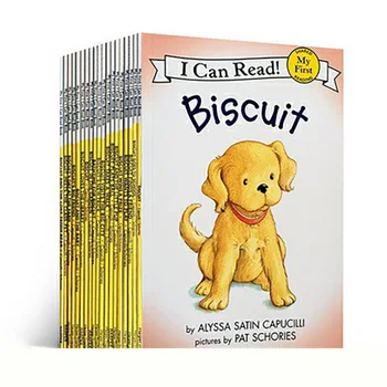 

23 Books Point Reading English Picture Book I Can Read Biscuit Dog Biscuit Story Manga Drawing Book Gift Audio Art Artbook