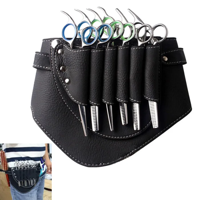 Salon Barber Scissors Bag Clips Shears Shear Bags Holster Pouch Holder Case Belt MP789