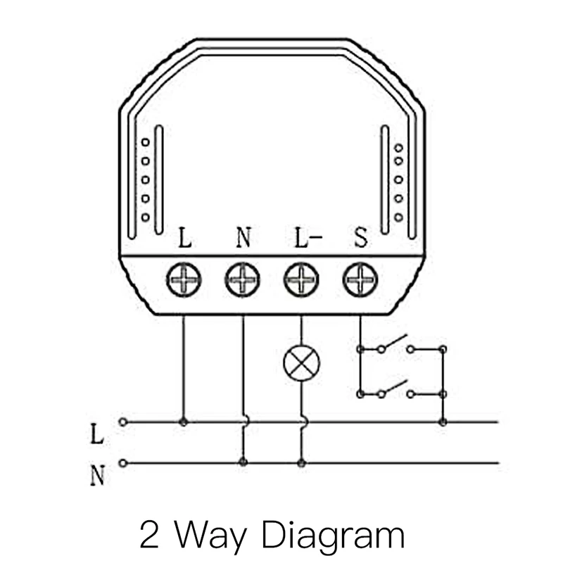 2 способ wifi-патрон, умный свет светодиодный диммер переключатель Diy выключатель модуль Smart Life/Tuya приложение дистанционное управление работает с Alexa Echo Google Home