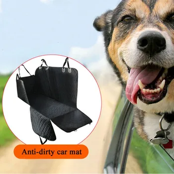 

Hammock Dog Protector Waterproof Nonslip Mat Black Car Seat Dog Nonslip Covers Car Rear Seat Pet Travel Mat Carrier Cushion