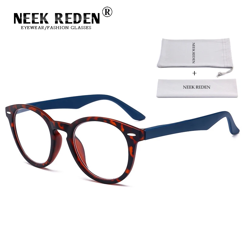 

Rivet Leopard Cat Eye Women Reading Glasses Resin High Quality Presbyopia Eyeglasses Transparent Resin Sight Glass Optical Specs