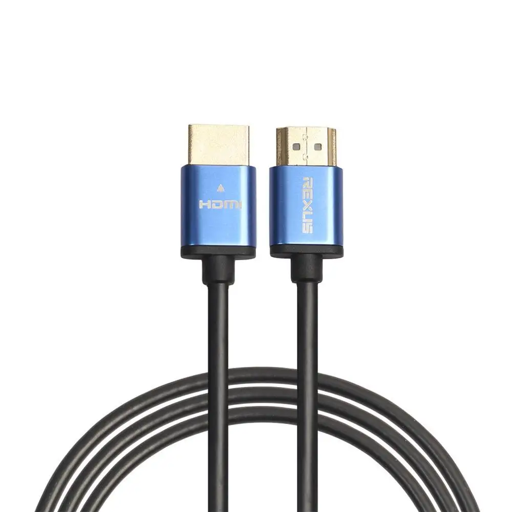 HDMI алюминиевый высокоскоростной кабель Ethernet 3D 1080p HD HDMI удлинитель патч-корд 1 м/1,8 м/3M/5 м#1114 - Цвет: A