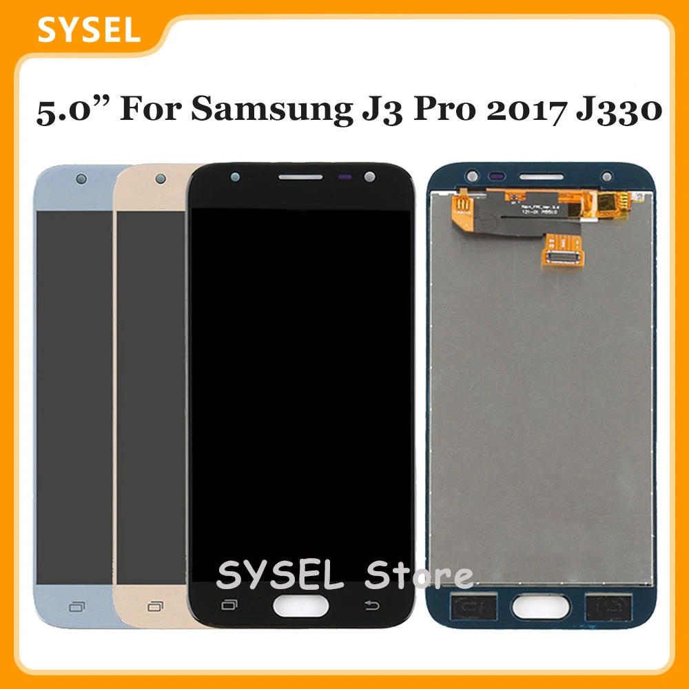 Tft 5 0 For Samsung J3 Pro 17 J330 J330f Sm J330g J330fn Lcd Display Touch Screen Digitizer Assembly Tools Mobile Phone Lcd Screens Aliexpress