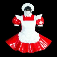 

Adult Sissy French Maid Lockable Rufflebutt Dress Custom