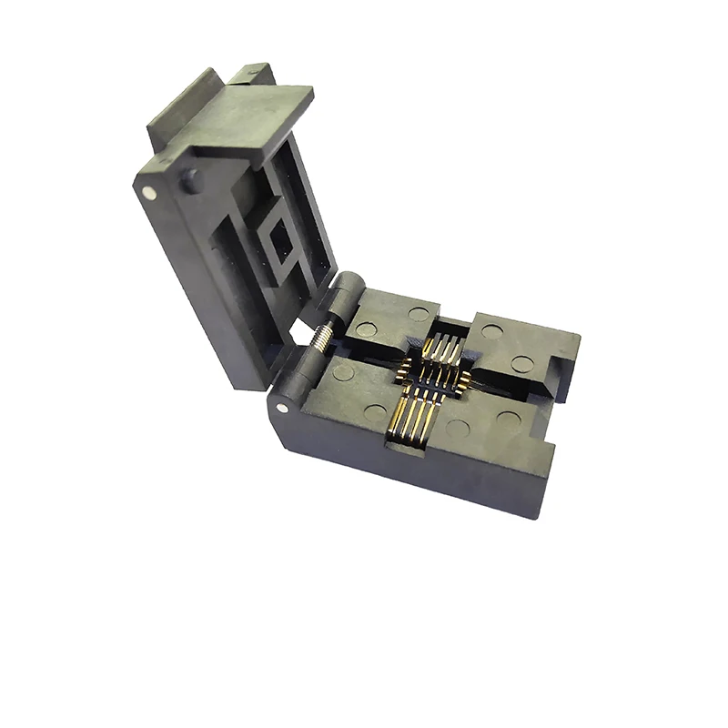 

LCC18 clamshell burn in Socket Pin Pitch 1.27mm IC Body Size 8.89*7.3 mm Clamshell adapter