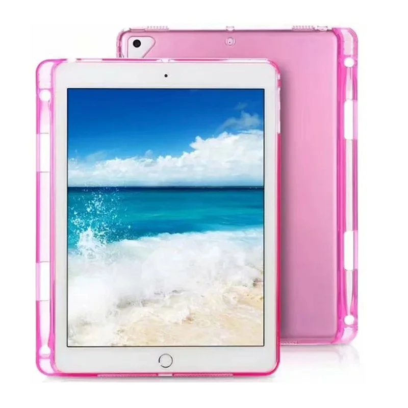 Чехол для iPad Mini 5 2019 прозрачный мягкий силиконовый чехол из ТПУ защитный с